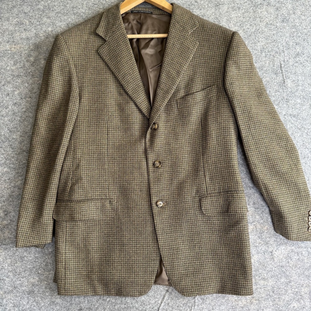 Ermenegildo Zegna Blazer‎ (US 42) 52 Wool Barneys NY Switzerland FLAW READ